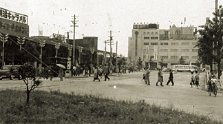 豊橋駅前　昭和36（1961）年